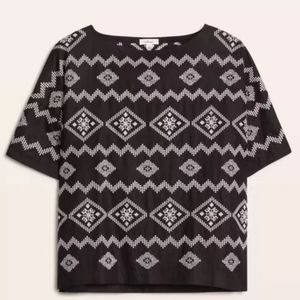 ARITZIA Wilfred Evonne embroidered blouse